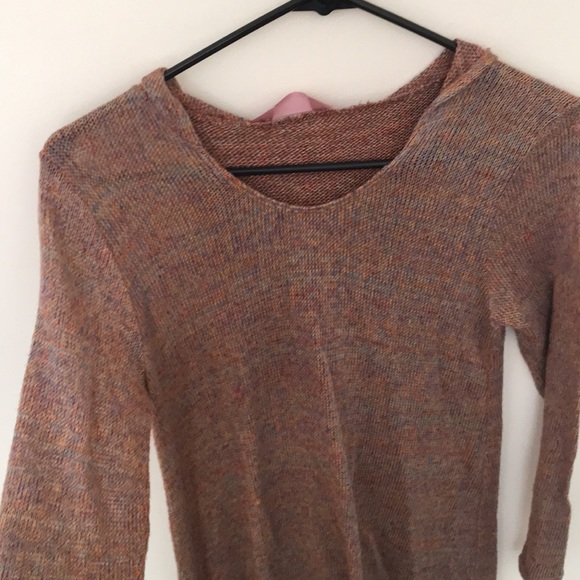 Colorful light sweater with hoodie - Picture 3 of 5